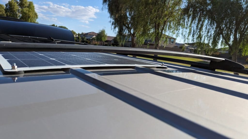 Simple Magnetic Solar Panel Setup For 2004 Yukon XL